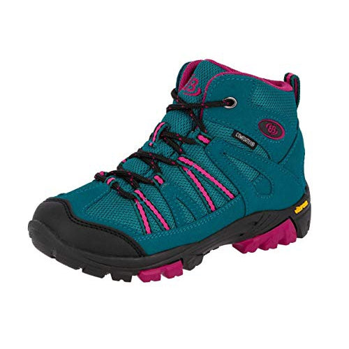 Brütting Mädchen OHIO HIGH Trekking- & Wanderstiefel, Türkis/ Pink
