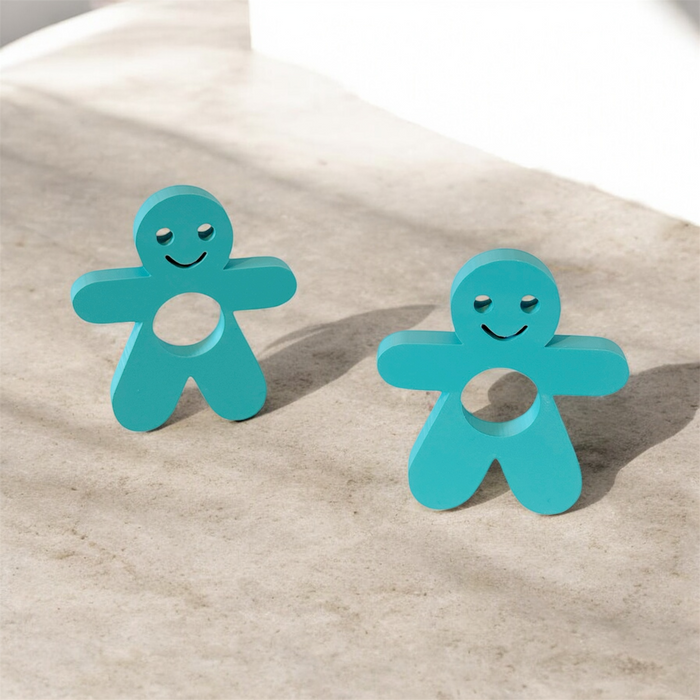 Deko-Männchen Dekoration Serviettenhalter Tisch Deko Namensschilder Männchen Türkis TürkisTick