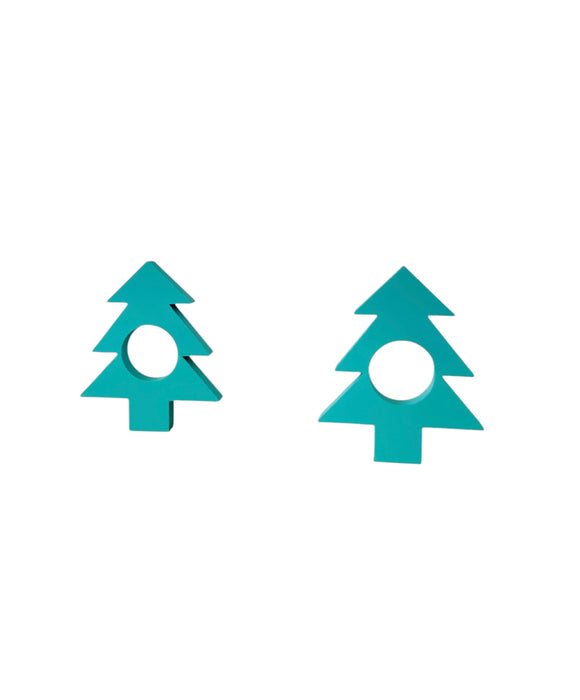 Deko-Tannenbaum Dekoration Serviettenhalter Tisch Deko Namensschilder Tannenbaum Türkis TürkisTick