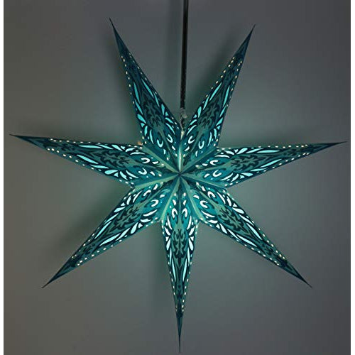 Faltbarer Advents Leucht Papierstern, Weihnachtsstern 60 cm - Devi