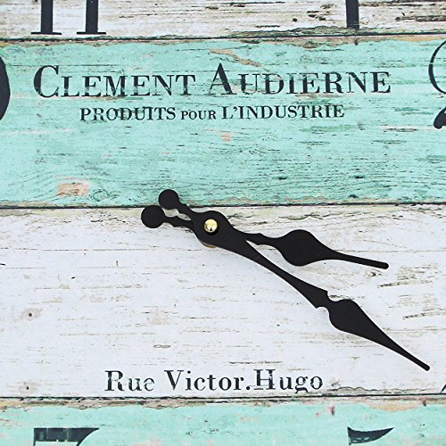 Vevendo Wanduhr - Clement - Holz Küchenuhr mit großem Ziffernblatt