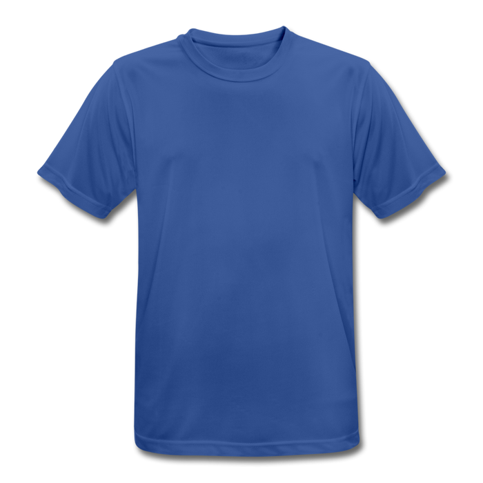 Sportliches Männer T-Shirt atmungsaktiv - Royalblau