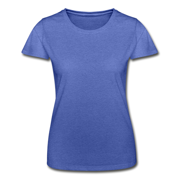 Frauen-T-Shirt von Fruit of the Loom - Blau meliert