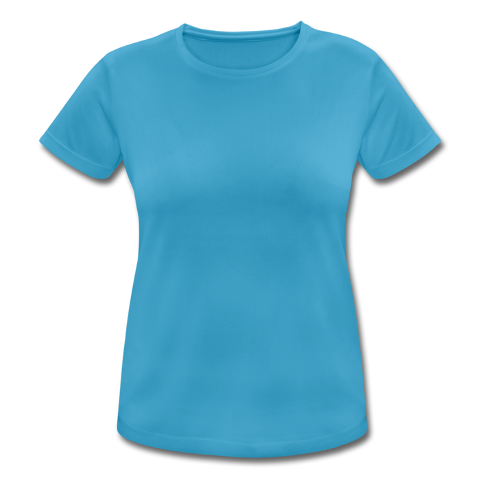 Sportliches Frauen T-Shirt atmungsaktiv - Saphirblau